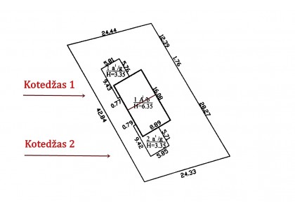 PARDUODAMAS KOTEDŽAS LUBINŲ g., TARANDĖJE SU 5 a ŽEMĖS SKLYPU